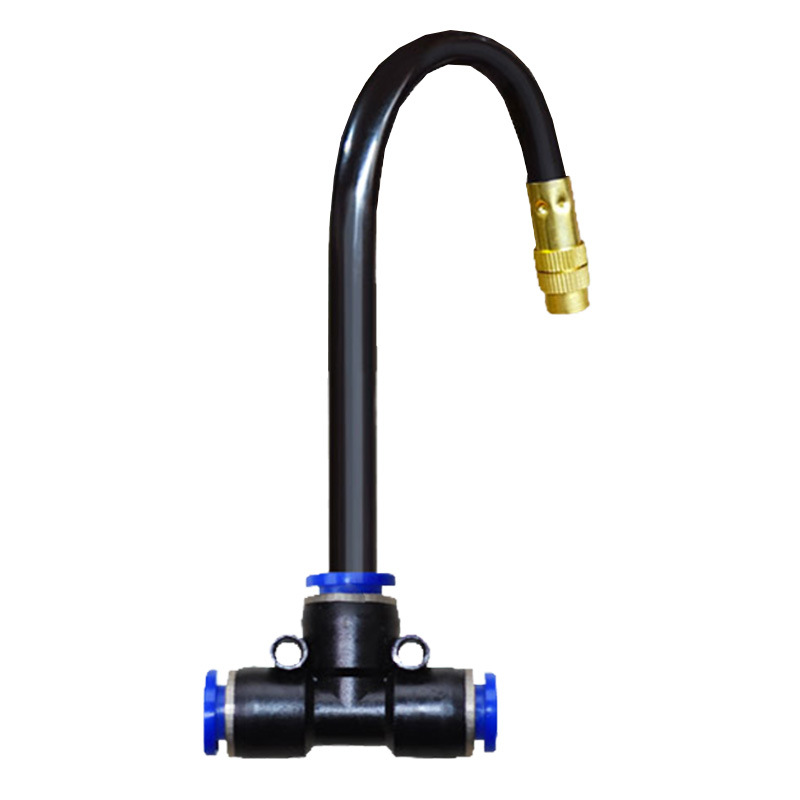 Automatic watering universal nozzle quick insertion adjustable bending rotary spray nozzle cooling water spray atomizing nozzle