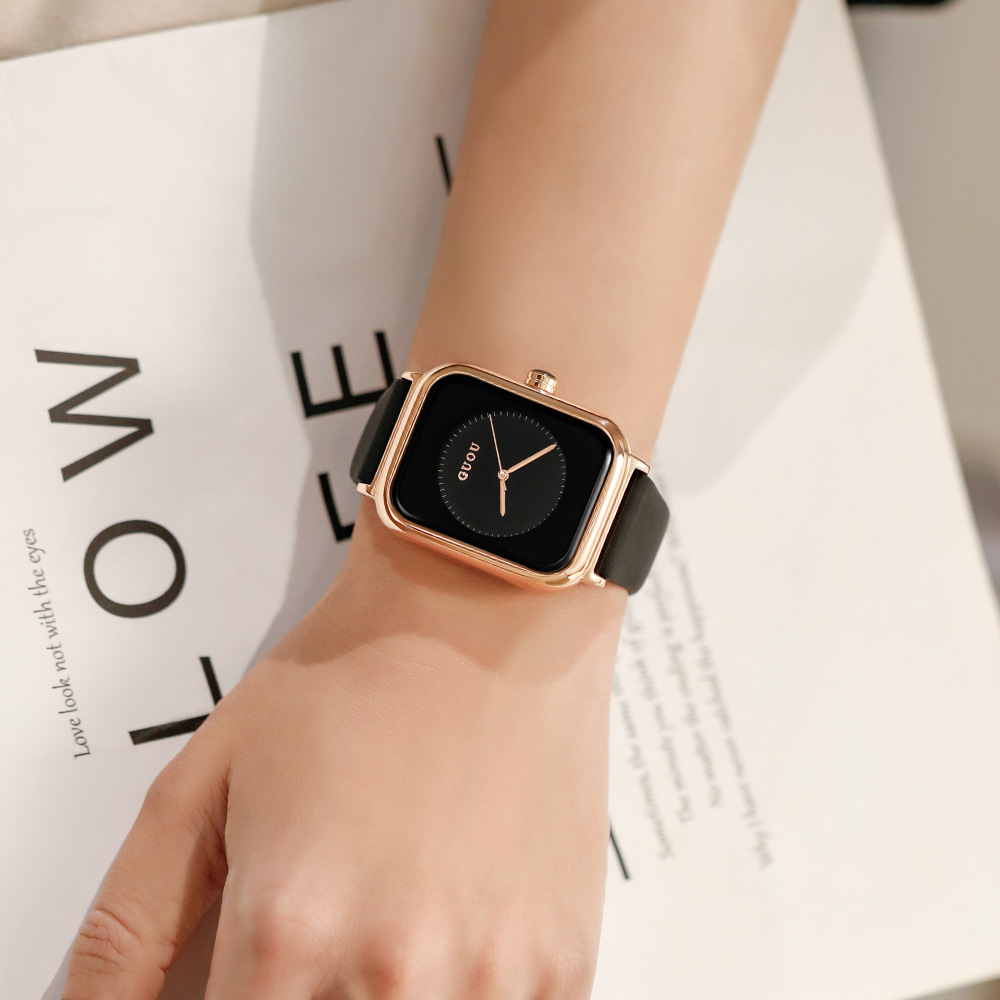 Black Belt black gold frame (silicone tape)