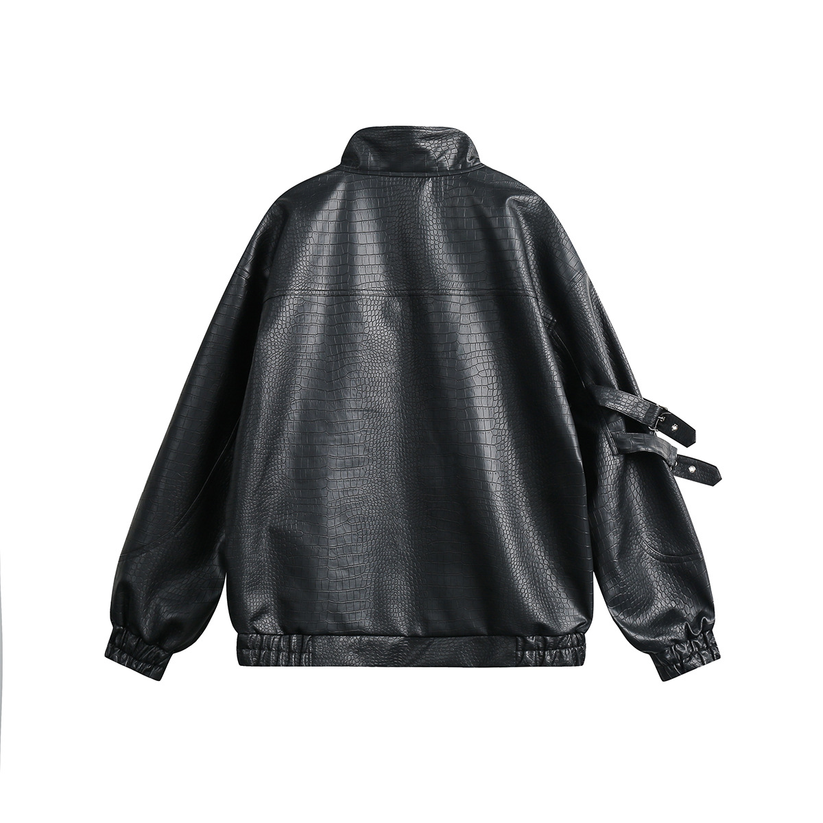 ANSWER ME American Retro PU Leather Jacket Men's and Women's Trendy Brand Loose Casual Biker Leather Jacket W251