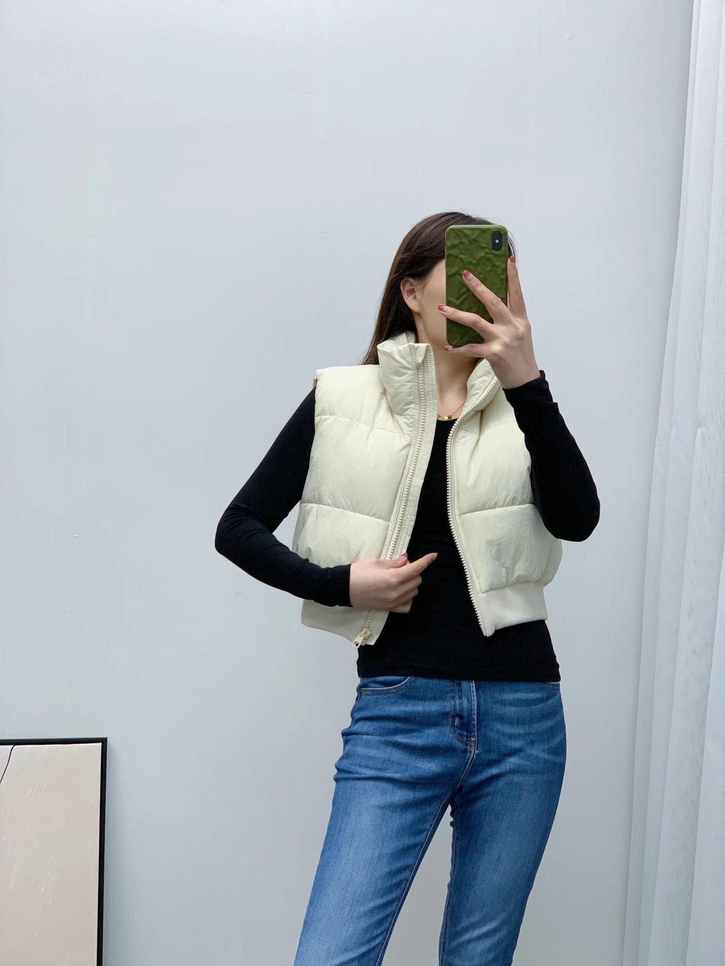 2023 Summer new European and American cross-border women's clothing street fashion urban leisure cotton-padded jacket vest w027 9222
