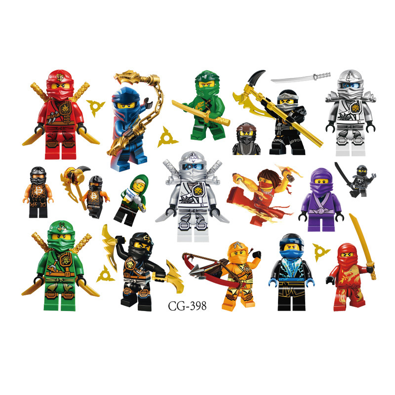 Phantom Ninja Cartoon Tattoo Sticker Children Tattoo Sticker Birthday Party Tattoo Sticker Disposable Water Transfer Sticker