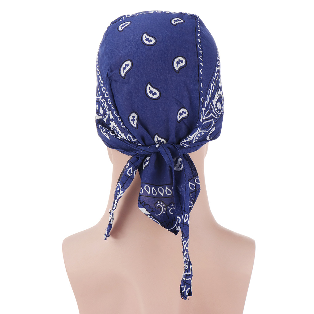 New European and American cotton amoeba pirate hat men's and women's chemotherapy cap outdoor cycling Baotou hat wholesale