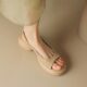 Great-looking ~ 2023 Summer Casual All-match Sandals Women's Peep Toe Fishmouth Shoes Mid-heel Comfortable Lightweight Platform Shoes