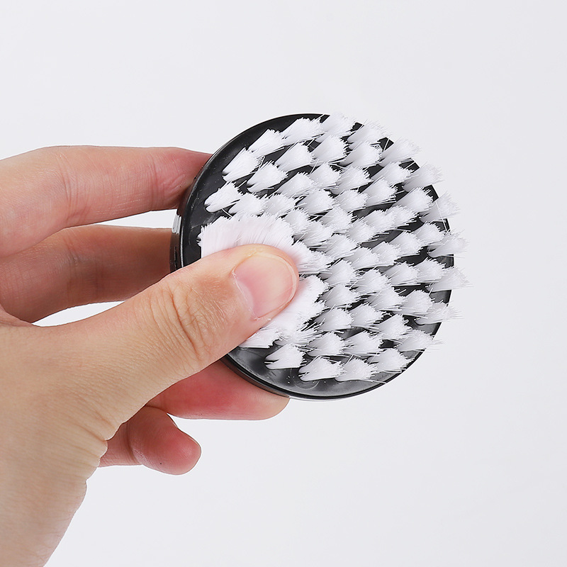 2024 cross-border new round nail powder dust brush nail cleaning brush nail supplies nail tools