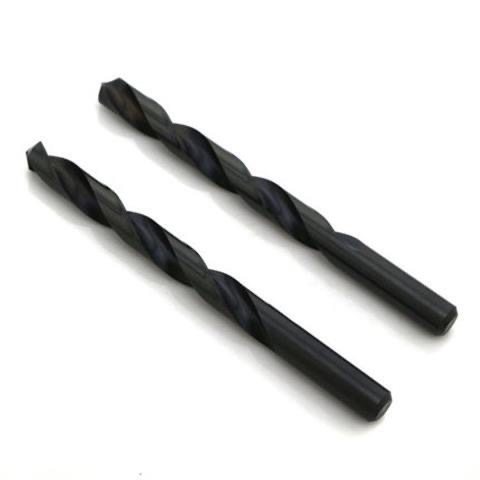 4241 rolled black drill high speed steel straight shank twist drill hot sale aluminum alloy plastic wood cardboard drilling operation
