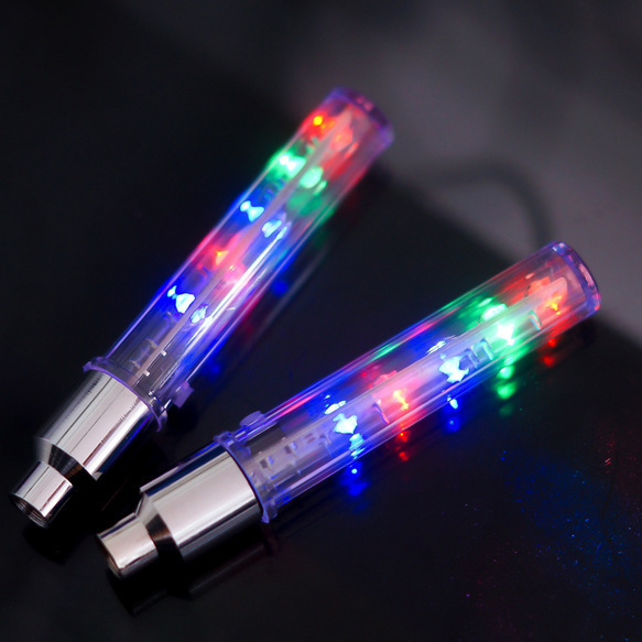 Bicycle 5LED wheel light switch Hot Wheel taillight bicycle valve light dead flying mountain bike air nozzle light Wholesale