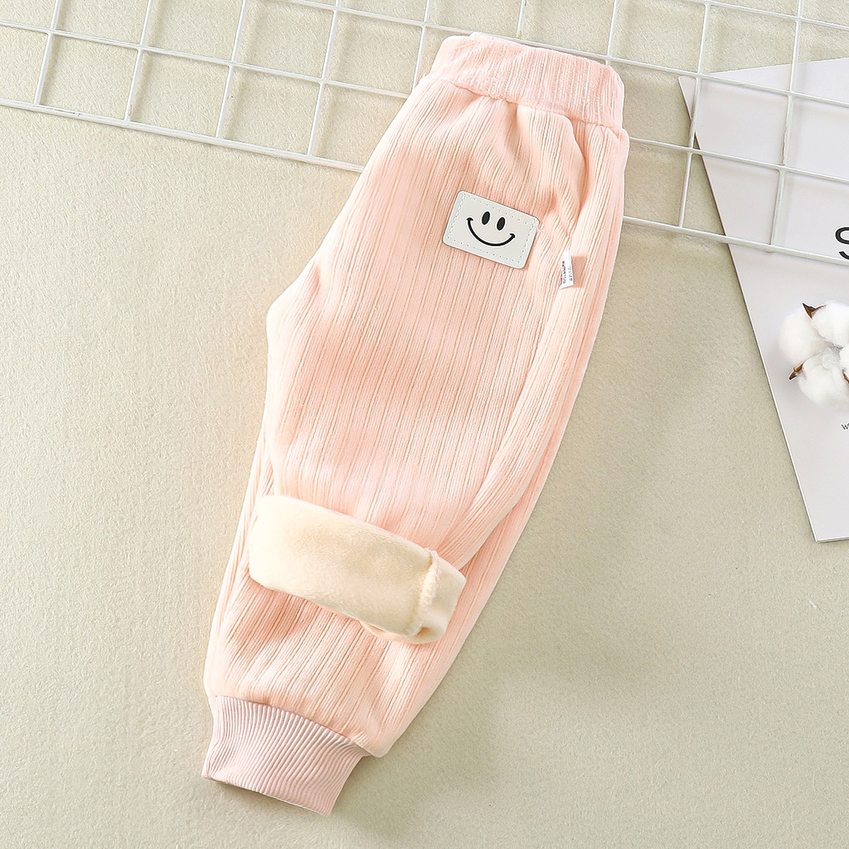 Children's Cashmere Pants Autumn and Winter New Men's and Women's Baby Thickened Warm Casual Sports Pants Outer Wear Pants
