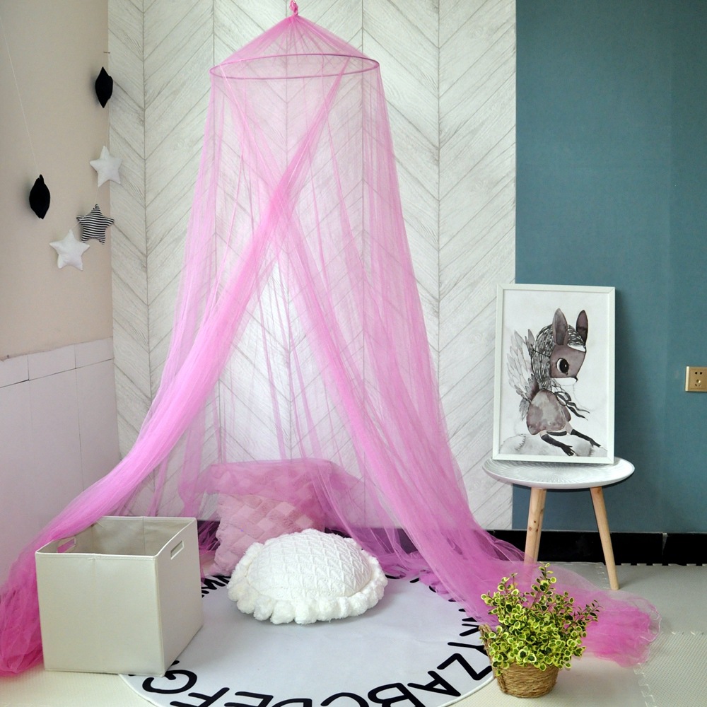 Factory wholesale hanging dome mosquito net Princess ceiling mosquito net Amazon children simple European and American