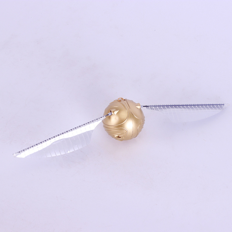 Harry's Golden Snitch Movable Ornaments Wire-controlled Flying Quidditch Props Wooden Boxed Birthday Gift Potter