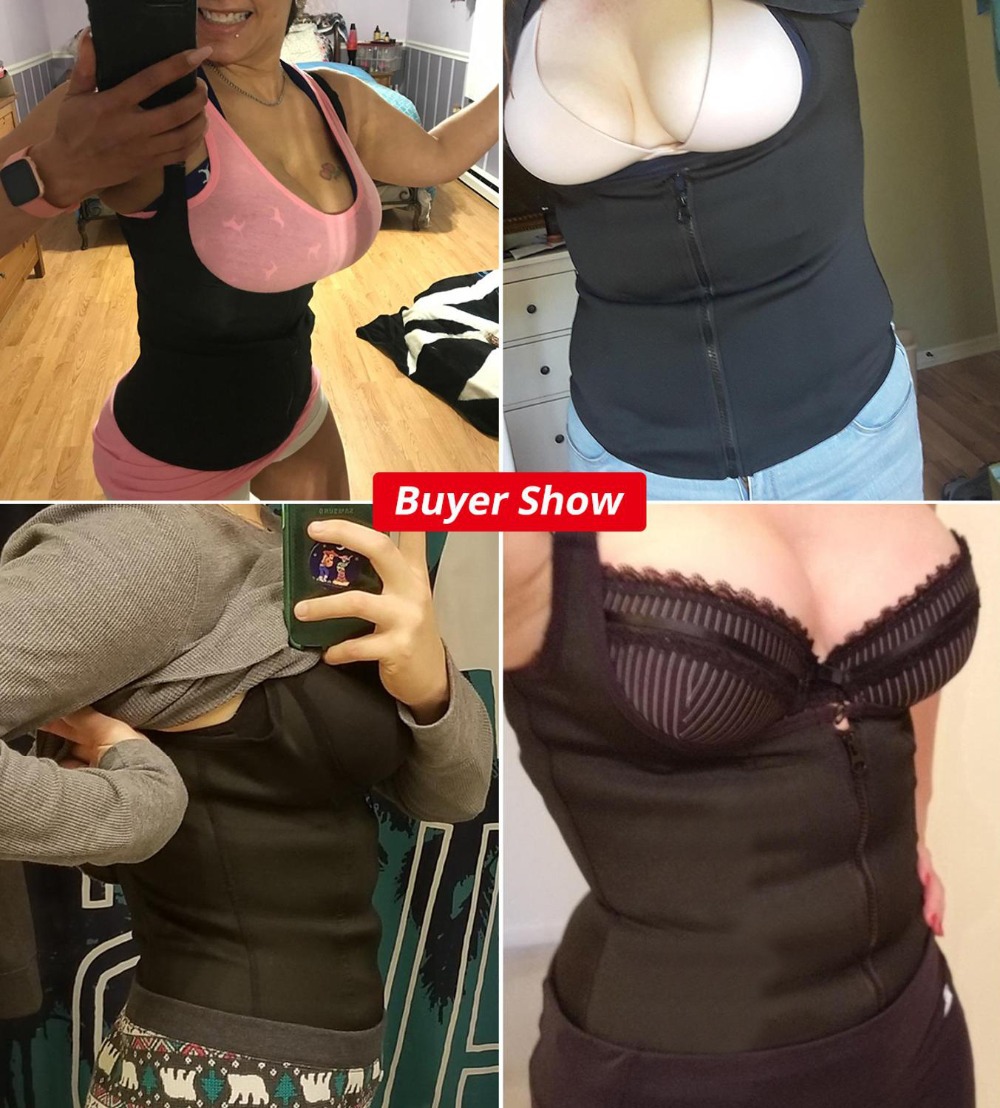 Amazon Cross-border Women's Body Palace Belly Curly Cloth Neoprene Triple Cloth Sweat Vest Shaper