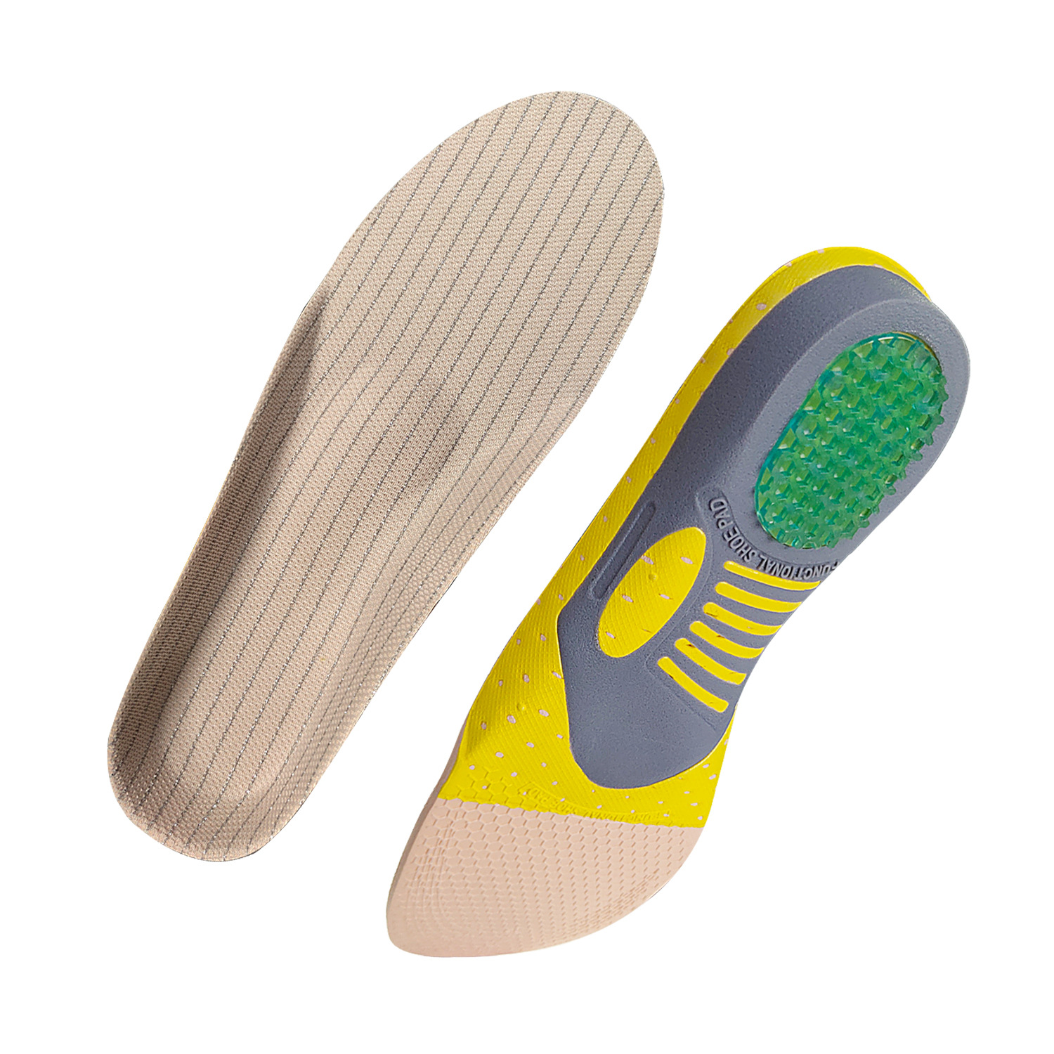 New Arch Sports Insole Shock Absorption Sweat Absorbing Arch Support Insole Basketball Running EVA Corrective Insole