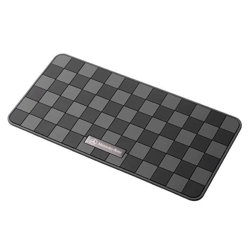 Cross-border explosion car anti-slip mat personality plaid universal car instrument panel ornaments anti-slip mat automotive supplies