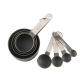 Gray measuring cup measuring spoon 8-piece opp package