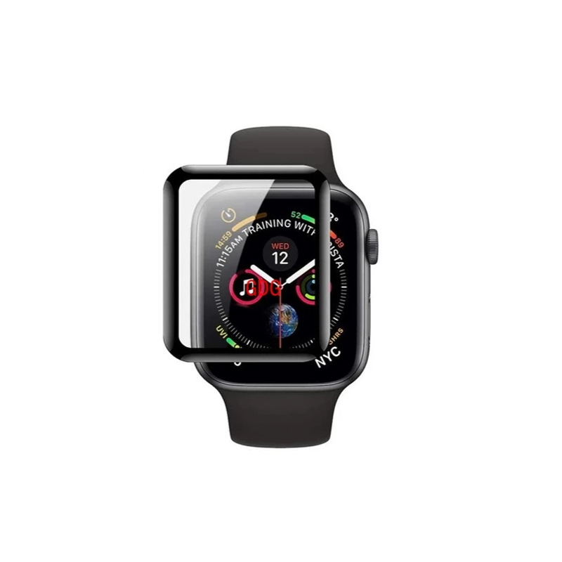 Suitable for iwatch9 apple watch film full glue tempered glass apple watch8 curved surface hot bending protective film