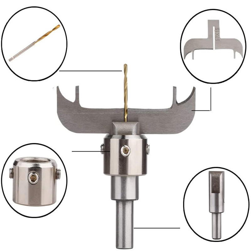 Cross-border wholesale bracelet ring milling cutter bit Wood DIY wooden bead drill bracelet cutter pagoda knife material taking knife