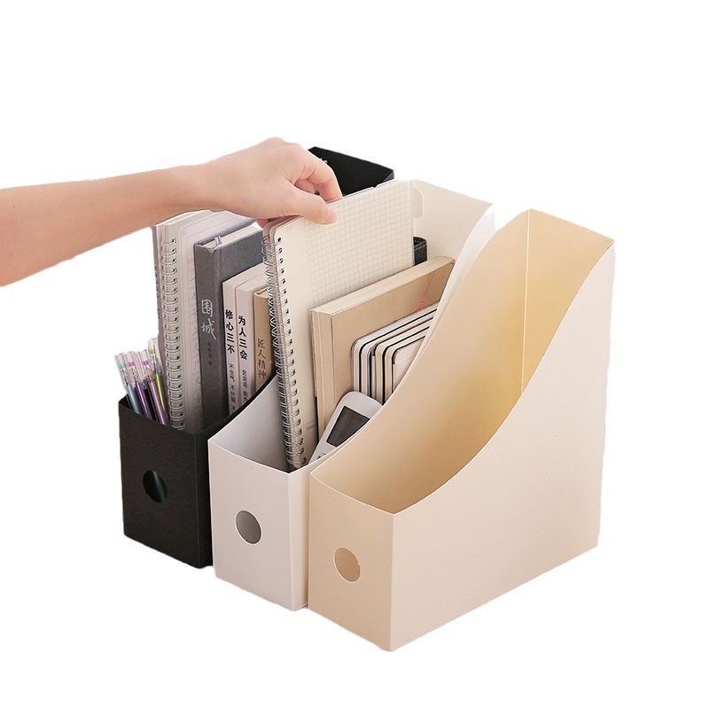 Factory Simple File Box Student Dormitory Desktop Book Stand This Finishing Storage Box Thickened Plastic Foldable