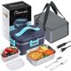 Electric Heating Lunch Box Insulation Heating Lunch Box Electric Heating Household Car Portable Rechargeable Lunch Box
