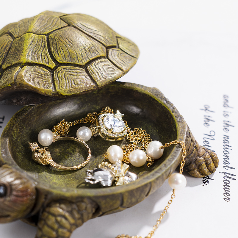 Modern Turtle Storage Box Living Room Ornaments Resin Crafts Home TV Cabinet Bedroom Room Decorations