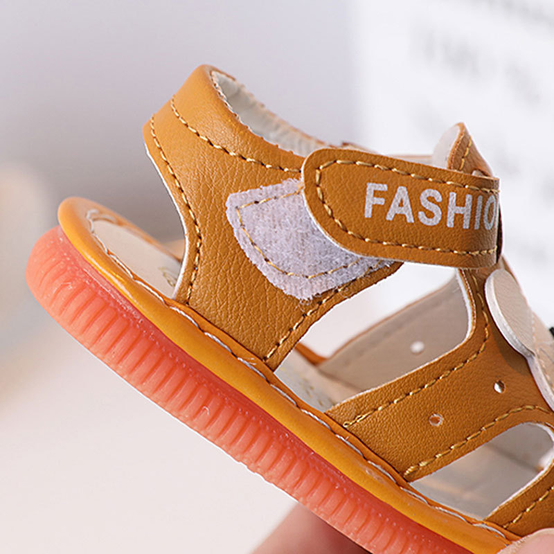 One-piece delivery boy baby sandals summer baby girl shoes 0-1-2 years old baby soft bottom toddler shoes shouting shoes