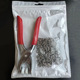 A pair of iron pliers +50 pairs of buttons [bag]]