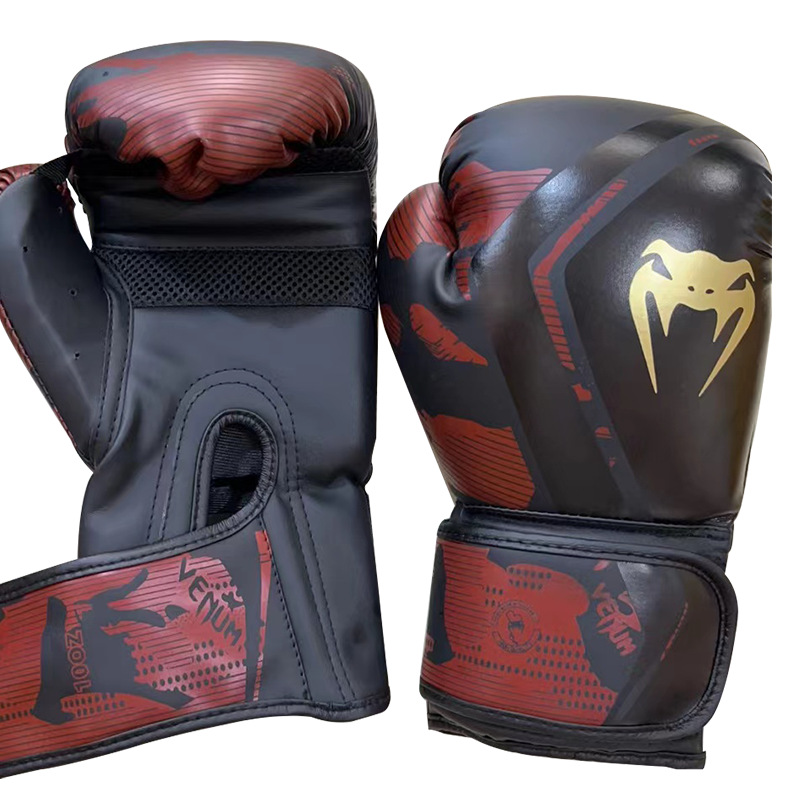 thumbnail for pu boxing gloves full adult children&#039;s Sanda fighting boxing protective gear Taekwondo supplies fighting boxing gloves wholesale