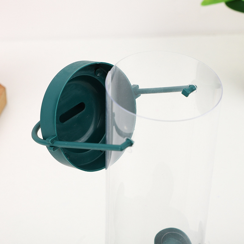 Cross-Border dedicated outdoor bird feeder hanging automatic bird feeder PVC metal and plastic bird feeder manufacturers