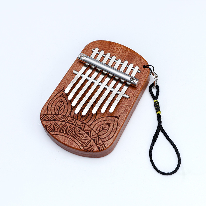 Medium 8-tone mini thumb piano sapele wood mini finger piano kalinba kalimba musical instrument