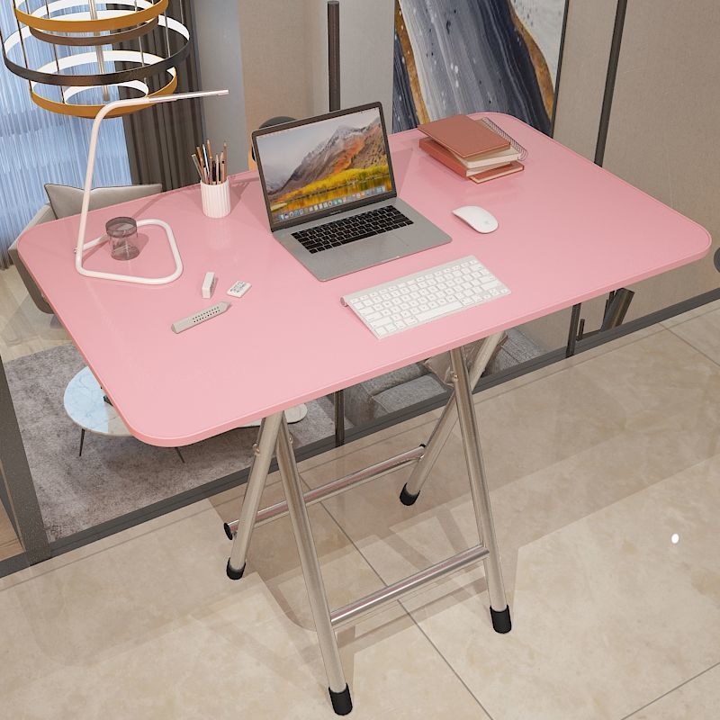 Simple household rectangular folding table rental dormitory portable dining table outdoor stall table manufacturers wholesale