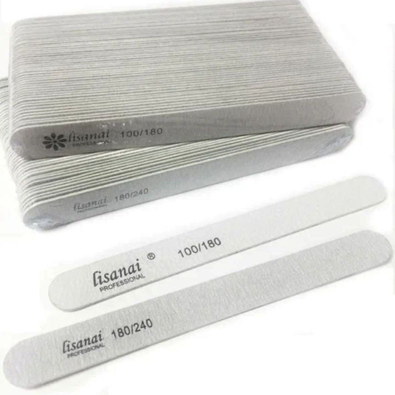 Wood file nail polishing strip 180/240 thin polishing nail file nail stamping strip manicure tool