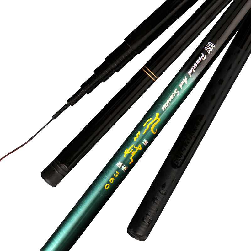 Factory wholesale fishing rod short section hand Rod stream rod fishing rod super hard adjustment glass fiber reinforced plastic fishing rod