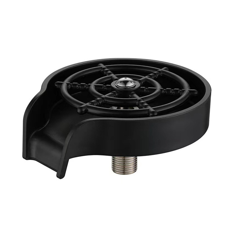 Cup washing device sink bar press type high pressure automatic Cup washing artifact Cup punching device coffee milk tea shop home kitchen