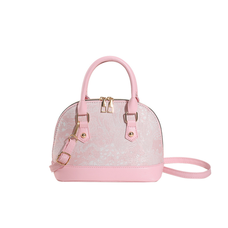 Fashion pattern stitching shoulder messenger bag for women bags2023 summer new simple portable shell bag