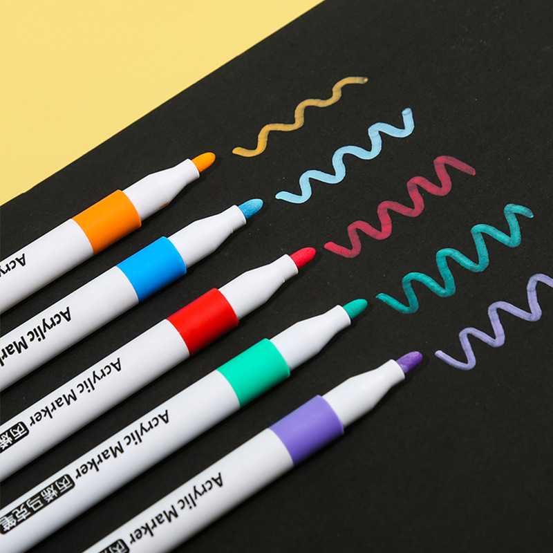 Top Tiger acrylic marker diy creation children's brush water-based acrylic pen painting tool graffiti watercolor pen