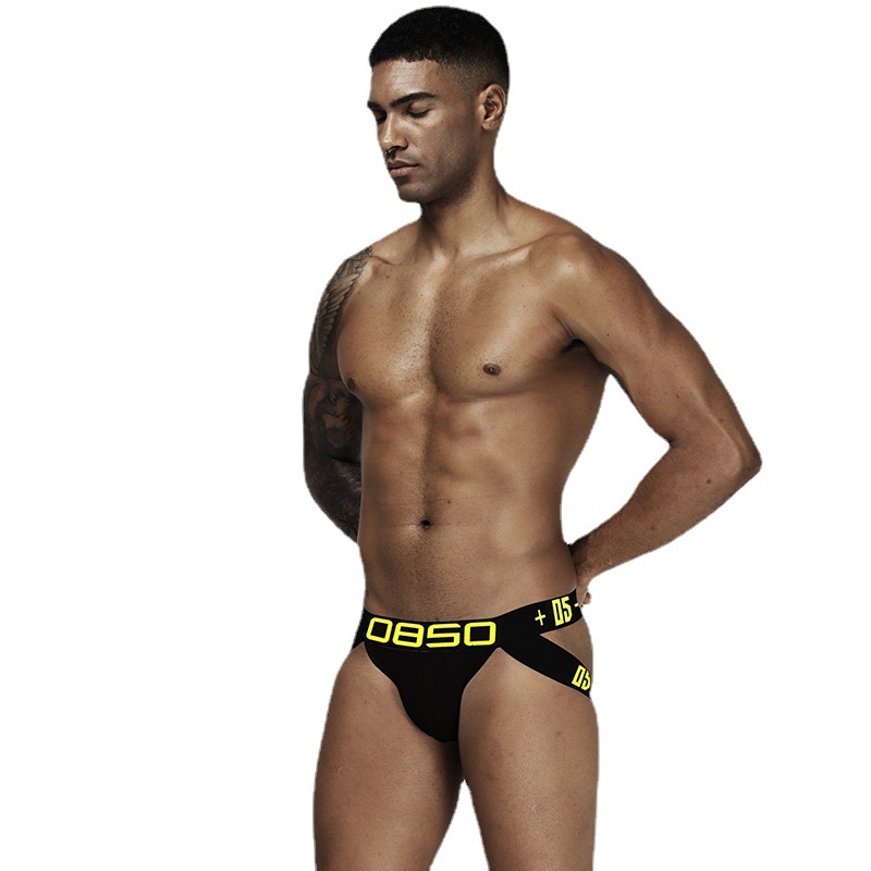 BS 85 cotton sexy men's thong personality trendy men's low waist sexy T pants underwear men's BS3515