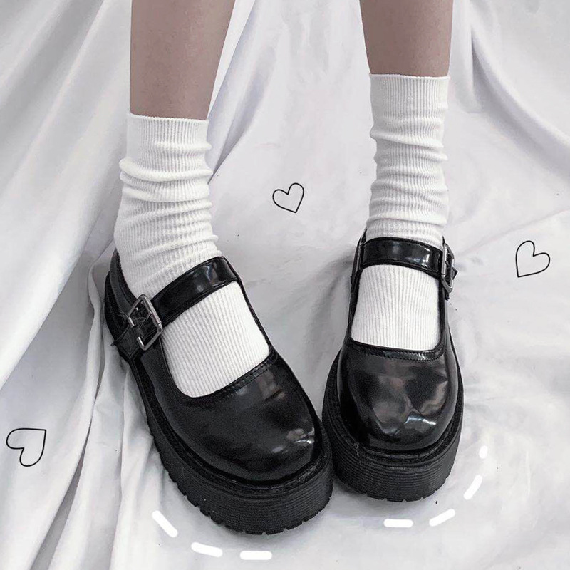 White jk socks white pile socks spring and autumn Japanese cute jk socks women summer thin mid-calf socks long socks