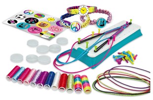 Children's Creative DIY Woven Hand Rope Educational Set Toy Girl's Fashion Handmade Bracelet Woven Set