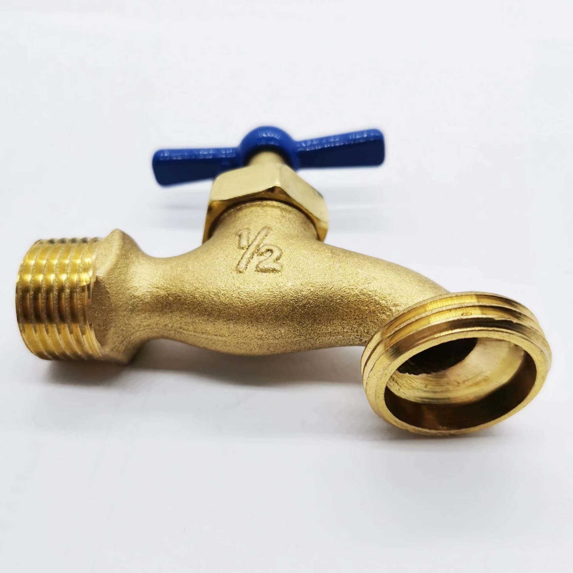 South America special copper body slow Open 4 points water nozzle outdoor garden faucet 1/2*3/4 large flow washing machine water nozzle