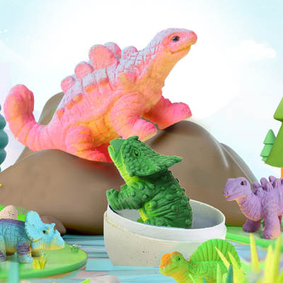 No odor cross-border oversized dinosaur hatching egg gift box bubble water expansion dinosaur egg children's educational toys wholesale