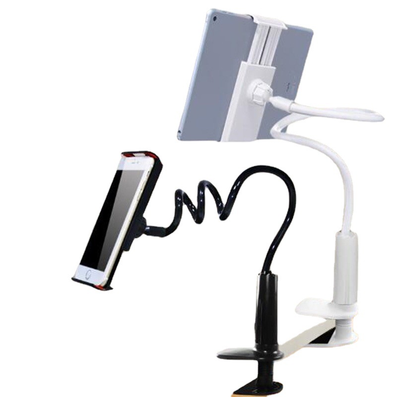Lazy plastic phablet stand spiral adjustable universal desktop live drama spot
