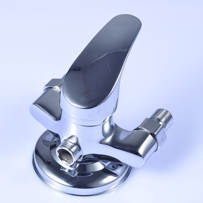 Factory direct open bath shower faucet cold and hot water open pipe mixing valve solar water valve