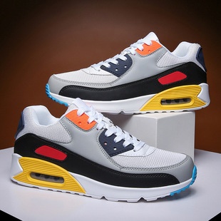 2024 Men's Shoes Outdoor Cross-border Wholesale Foreign Trade Large Size Sports White Shoes Spring Men's Couple Air Cushion