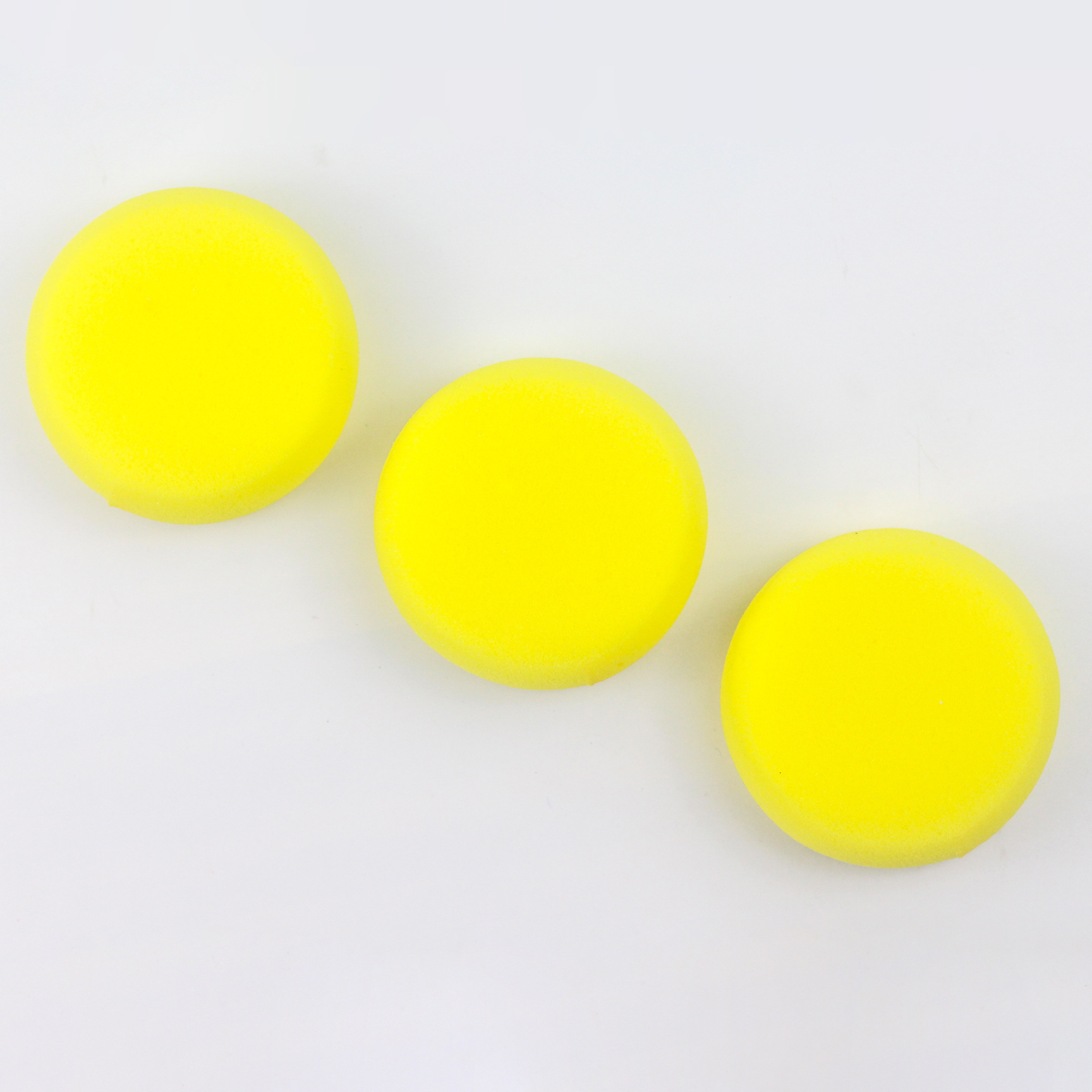 Factory direct round waxing sponge car washing polishing plated crystal cotton car beauty manual polishing round sponge