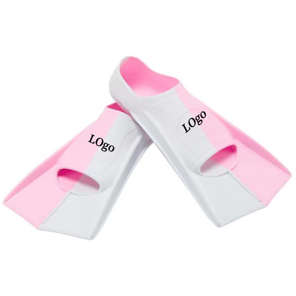 Silicone Duck Palm Swimming Flipper Children Adult Flipper Freestyle Short Flipper Professional Light Diving Training Flipper