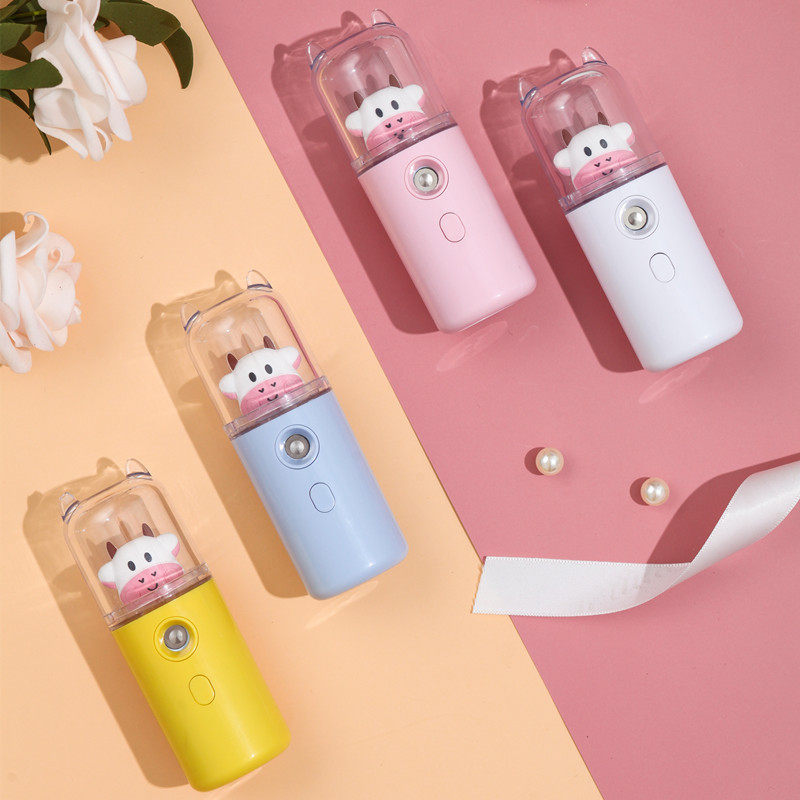 Cute pet water replenishing instrument doll humidifier toy shop gift mini USB summer facial water replenishing instrument sprayer
