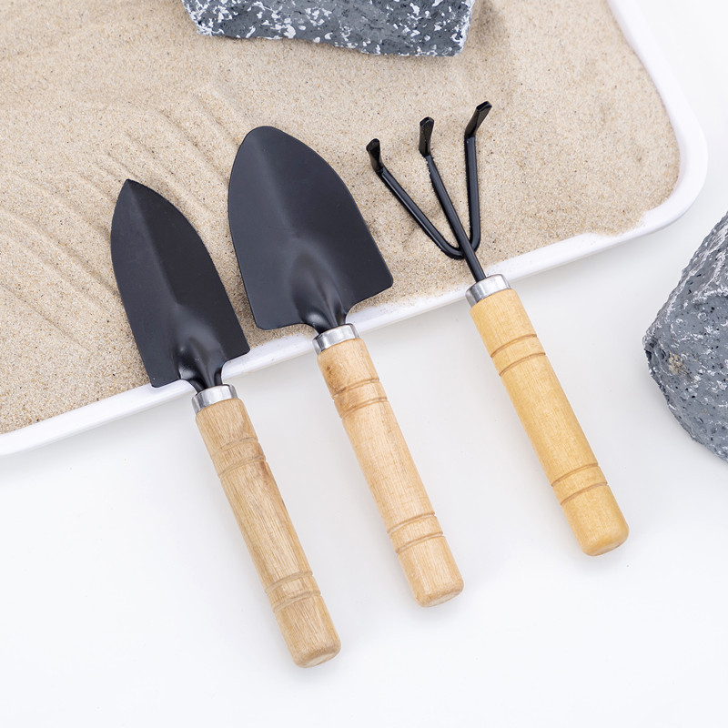 Gardening tools three-piece mini garden tools multi-function shovel rake shovel household plant pine shovel