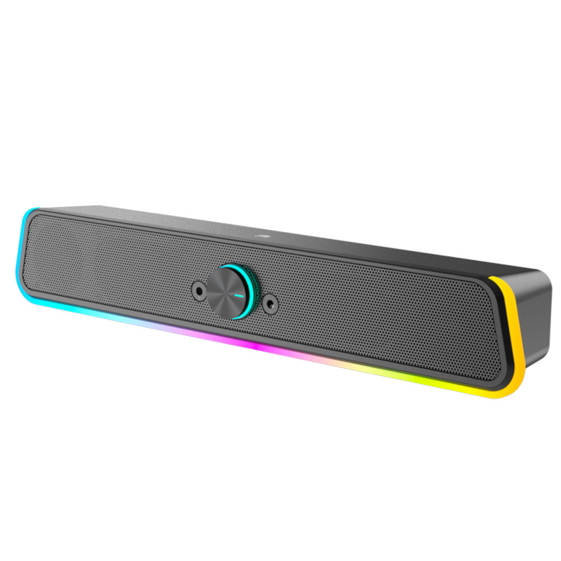 New computer speaker desktop wired long bass luminous headset game stereo computer audio wholesale