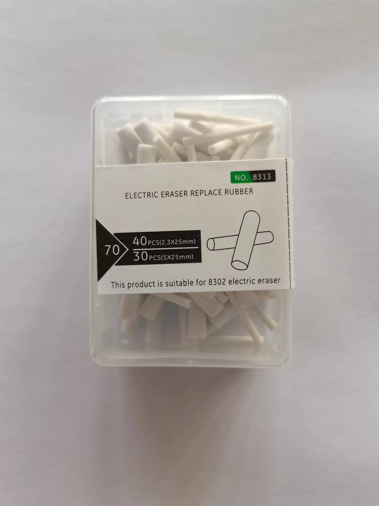 Astronomical manufacturers Wholesale automatic rotating rubber core art painting special electric eraser core 8313