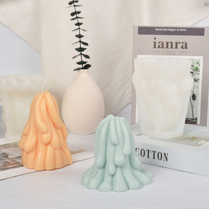 Sanxin 3d Submarine Gypsum Abrasive Tool diy Ornaments Marine Tentacles Aromatherapy Candle Silicone Mold