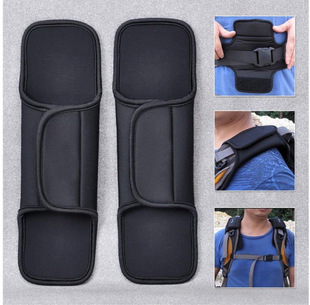 in stock backpack shoulder strap protective pad luggage bag shoulder strap pad elastic thick soft decompression sponge bag shoulder pad