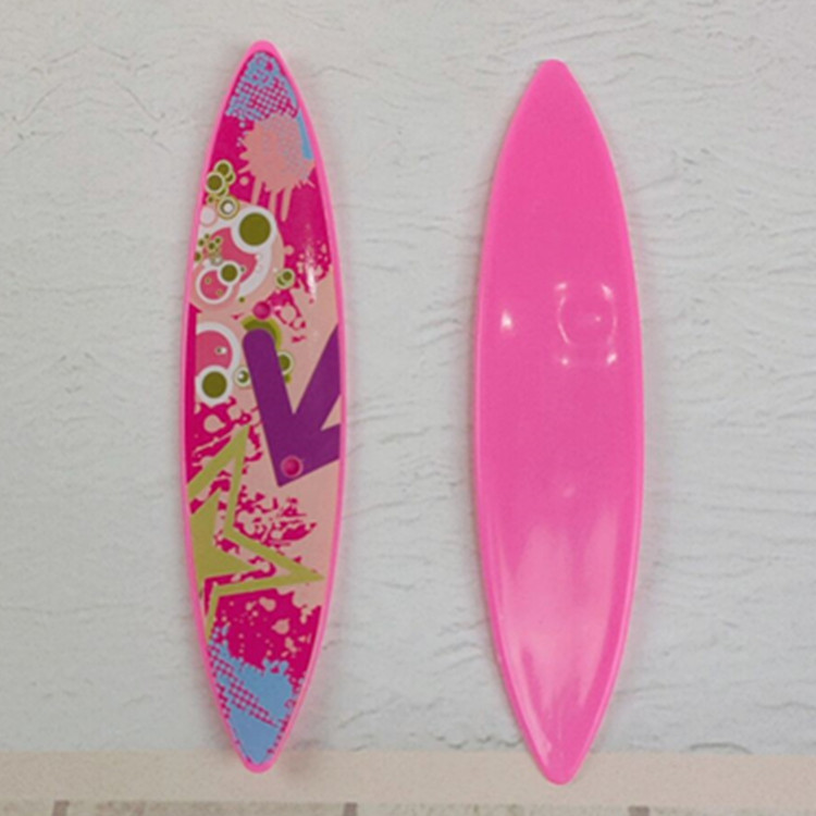 Bobby Doll Toy Accessories Large Skateboard Water Skate Surfboard Changeable Sticker 18cm